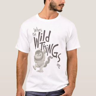 T-shirt Citation de Où les choses sauvages sont