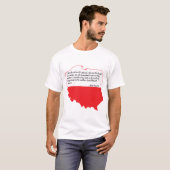 T-shirt Citation de Pape Jean Paul II (Devant entier)