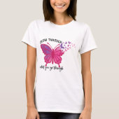 T-shirt Citation de papillon (Devant)