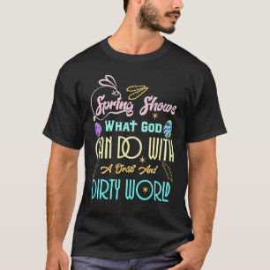 T-shirt Citation de Pâques inspirante Joyeux Lapin de Pâqu
