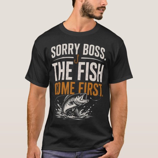 T-shirt Citation de pêche drôle (Devant)