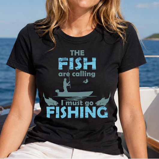 T-shirt Citation de pêche drôle