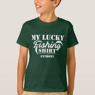 T-shirt Citation De Pêche Ma Chirte De Pêche Heureuse Drôl