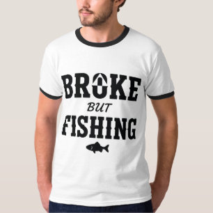 T-shirt Citation de pêche vintage drôle pour un budget ser