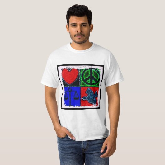 T-shirt Citation de Philip Neri de saint (Devant entier)