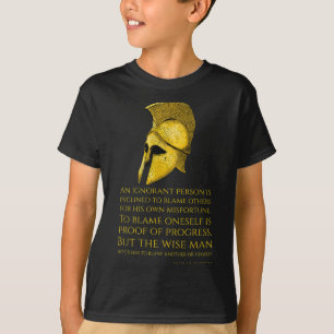 T-shirt Citation de philosophie stoïque de Marcus Aurelius