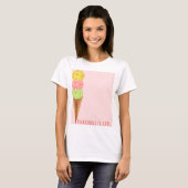 T-shirt Citation de pickleball (Devant entier)