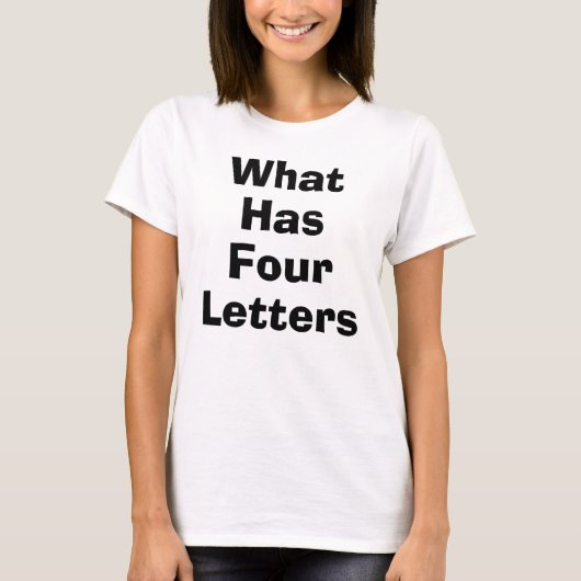 T-shirt Citation de plaisanterie nette Funny Riddle Englis (Devant)
