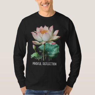 T-shirt Citation de pleine conscience Yoga minimal de réfl