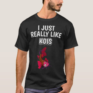 T-shirt Citation De Poisson J'Aimerais Vraiment Les Vêteme