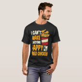 T-shirt Citation de poulet frit Aimer Restauration rapide (Devant entier)