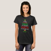 T-shirt Citation de professeur de mathématiques Noël (Devant entier)