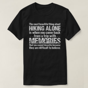T-shirt Citation de randonnée Lover