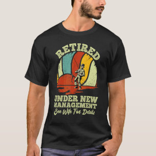 T-shirt Citation de retraite pour hommes Pêche Retraite ré