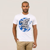 T-shirt Citation de rêve de graffiti (Devant entier)