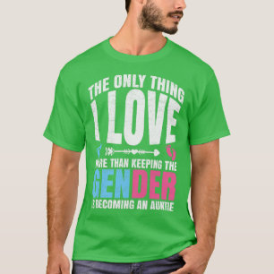 T-shirt Citation de révélation de genre pour les femmes po