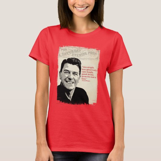 T-shirt Citation de Ronald Reagan (Devant)