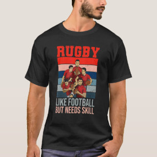T-shirt Citation De Rugby Pour Un Équipe De Rugby