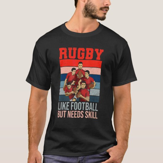 T-shirt Citation De Rugby Pour Un Équipe De Rugby (Devant)