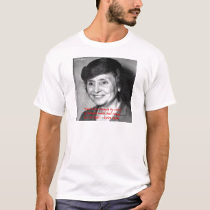 T-shirt Citation de sagesse "Foi/Force" d'Helen Keller