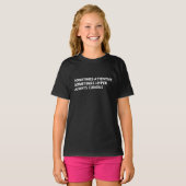 T-shirt Citation de sensibilisation ADHD (Devant entier)