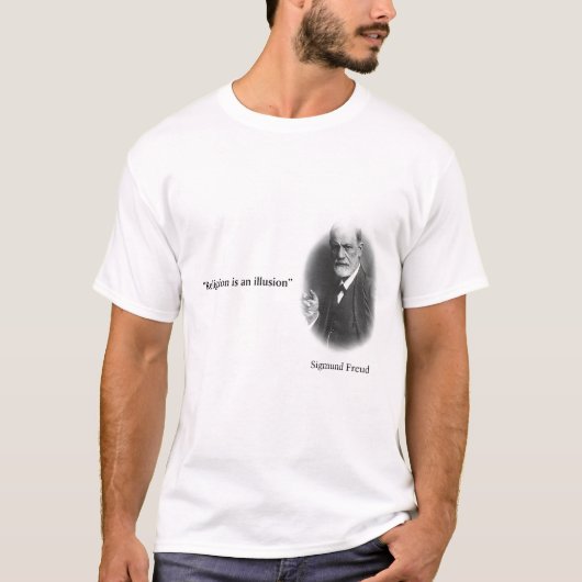 T-shirt Citation de Sigmund Freud (Devant)