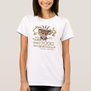 T-shirt Citation de songe d'une nuit d'été (version d'or