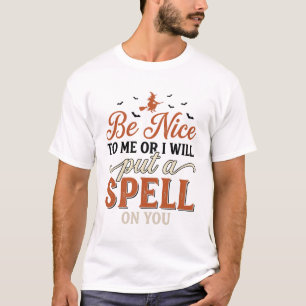 T-shirt Citation de sort de sorcière drôle Conception de v