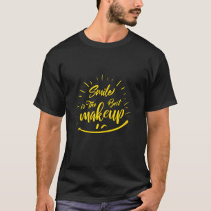 T-shirt Citation de sourire drôle, le sourire est le meill