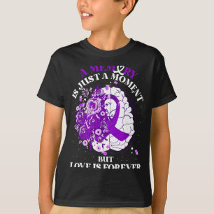 T-shirt Citation de souvenirs inspirants Fleur Brain Démen
