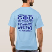 T-shirt Citation de St. Thomas d'Aquin (Dos)