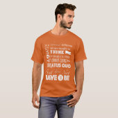 T-shirt Citation de Status Quo amis (Devant entier)