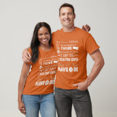T-shirt Citation de Status Quo amis (Unisexe)