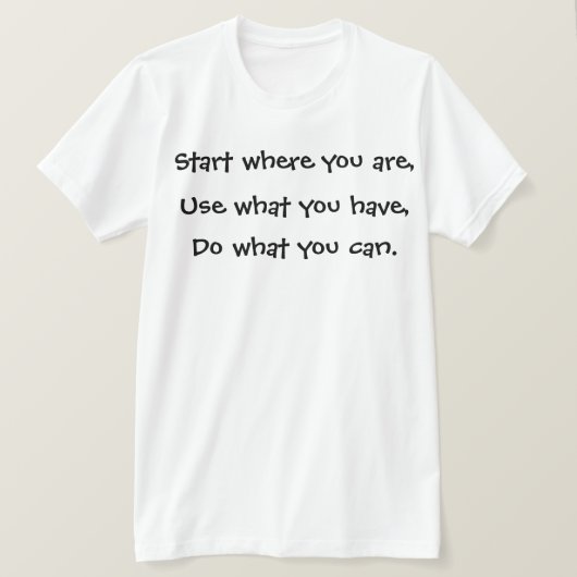 T-shirt Citation de succès (Design devant)