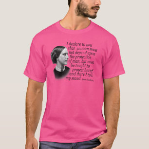 T-shirt Citation de Susan B Anthony Militante des droits d