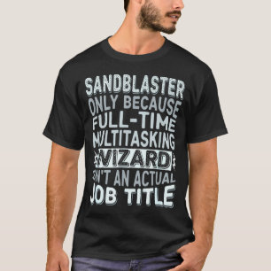 T-shirt Citation de titre de poste de magicien - Sablier d