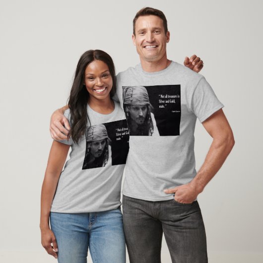 T-shirt Citation de Valentines de Jack Sparrow (Unisexe)