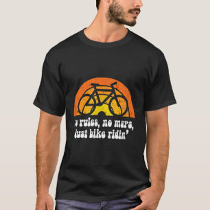 T-shirt Citation de vélo cool Retro 60s 1960 Arc en ciel