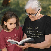 T-shirt Citation de versets bibliques personnalisés Cadeau