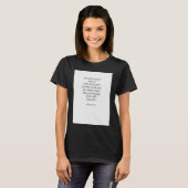 T-shirt Citation de vie (Devant entier)