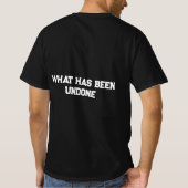 T-shirt citation de vie (Dos)