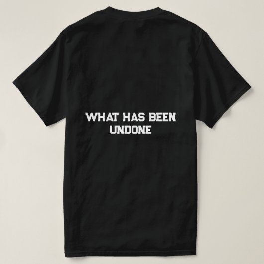 T-shirt citation de vie (Design dos)