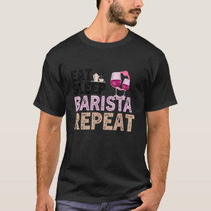 T-shirt Citation de vin de café Barista Cool Coffee Wine 5