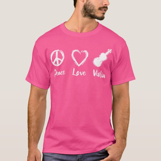 T-shirt Citation de violon vintage (Devant)