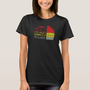 T-shirt Citation de voiture Retro Vintage Car Je ne suis p