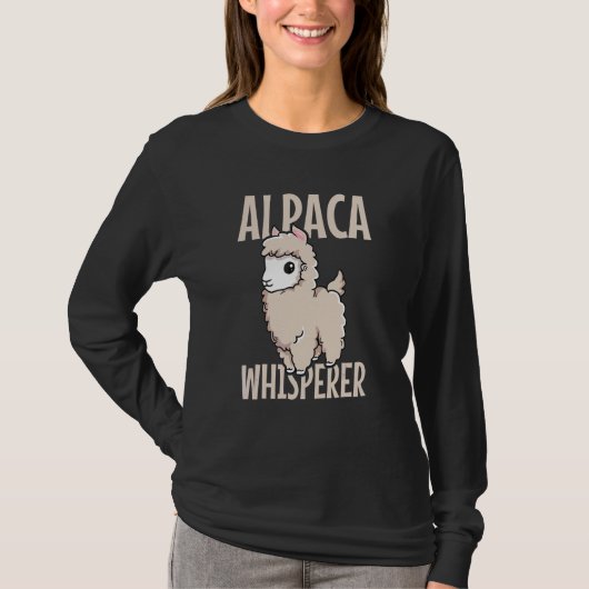 T-shirt Citation De Whisperer Alpaca Pour Un Ventilateur A (Devant)