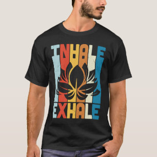 T-shirt Citation De Yoga Dit Inhale & Exhale Graphic Plus
