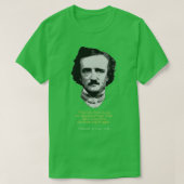 T-shirt Citation d'Edgar Allan Poe (Design devant)