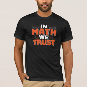 T-shirt Citation d'enseignant en mathématiques - En mathém