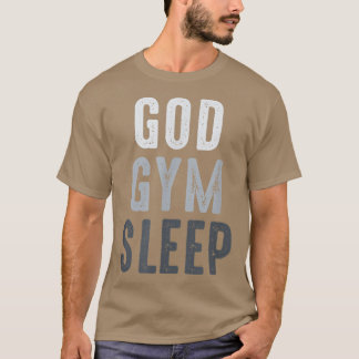 T-shirt Citation D'Entraînement Gym Drôle, Dieu Gym Sommei
